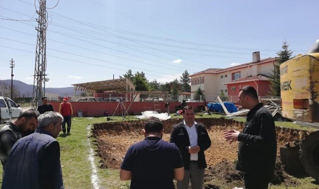 Kaymakam Altay ,112 Acil Sağlık Hizmetleri İstasyonu çalışmalarını inceledi