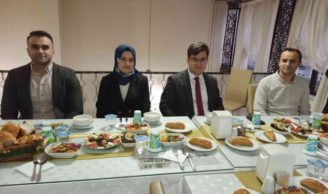 Kaymakam Düzgün, polis teşkilatı ile iftarda bir araya geldi