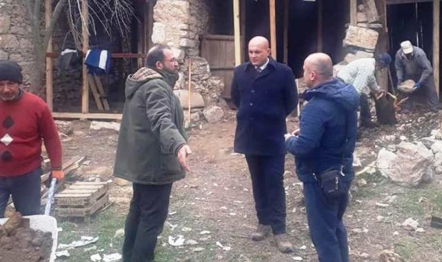 Kaymakam Korkmaz, Aizanoi Antik Kenti çevresindeki restorasyon çalışmalarını inceledi