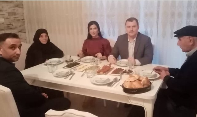 Kaymakam Yılmazer şehit ailesiyle iftar açtı