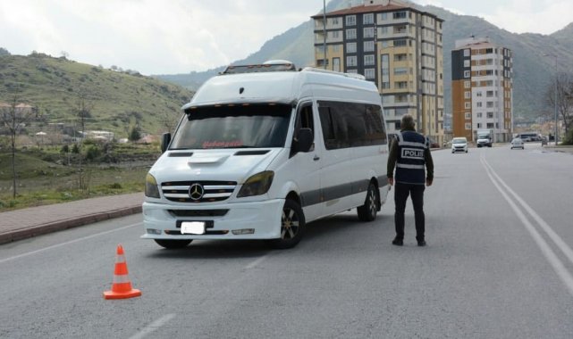 Kayseri'de 31 araca 56 bin TL ceza uygulandı