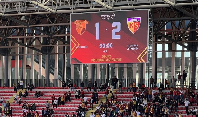 Kayserispor deplasmanda aylar sonra kazandı