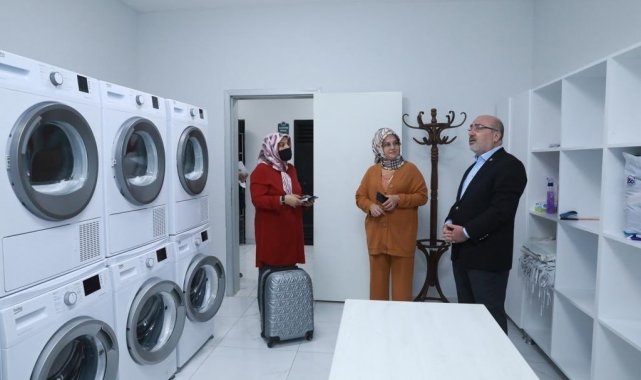 KAYÜ&#039;lü öğrencilere ücretsiz çamaşır yıkama merkezi