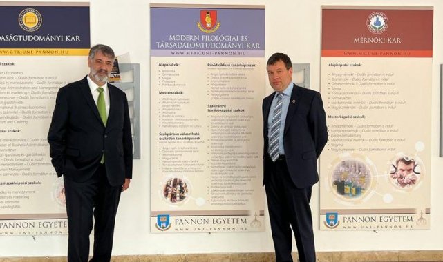 KBÜ ile Pannonia Üniversitesi arasında 'Erasmus Blended Programs' anlaşması