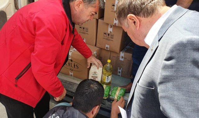 Kilis'te 7 bin 250 aileye gıda kolisi dağıtıldı