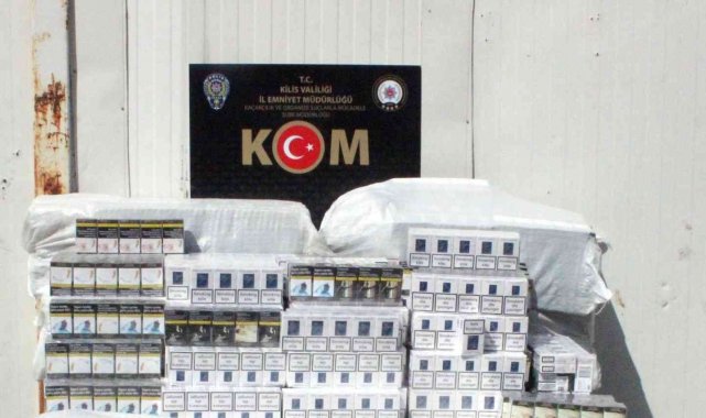 Kilis&#039;te kaçak sigara operasyonu