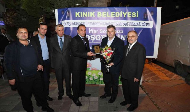 Kınık'ta emniyet mensupları ve ilçe protokolü iftar sofrasında buluştu