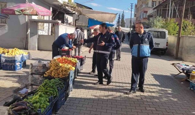 Kırıkhan&#039;da semt pazarlarında denetimler sürüyor