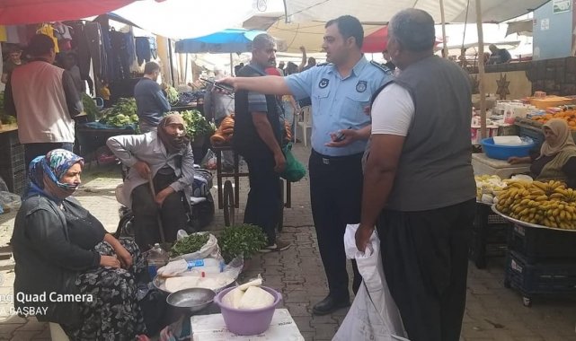 Kırıkhan'da semt pazarlarında Ramazan denetimi