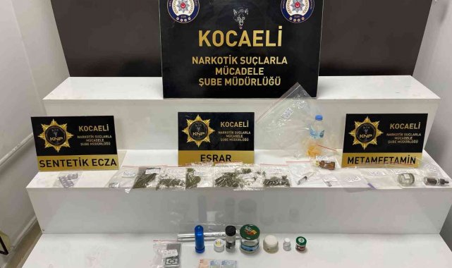 Kocaeli'de üç farklı uyuşturucu operasyonunda 3 kişi tutuklandı