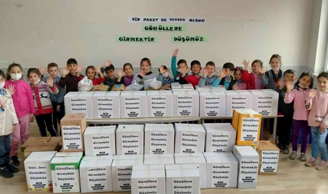 Kocaman yürekli minikler Ramazan ayında ihtiyaç sahiplerini unutmadı