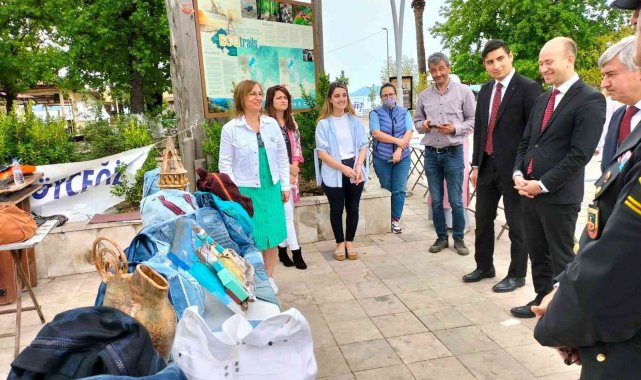 Köyceğiz'de geri dönüşüm sergisi açıldı