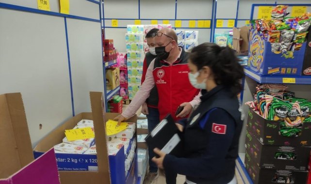 Köyceğiz&#039;de zincir marketlerde denetimler devam ediyor