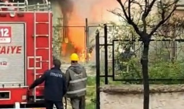 Kütahya'da trafo yangını paniğe neden oldu