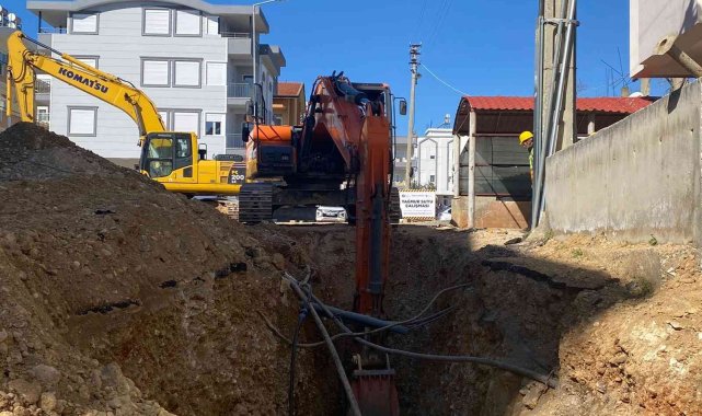 Manavgat Emek&#039;te yağmur suyu sorununa kalıcı çözüm