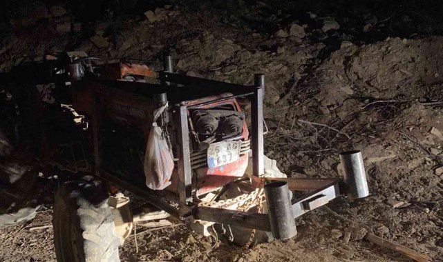 Manavgat'ta traktör devrildi: 1 ağır yaralı