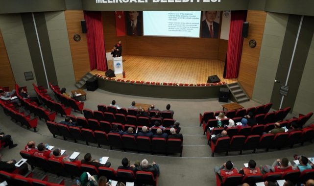 Melikgazi personeline yangın eğitimi