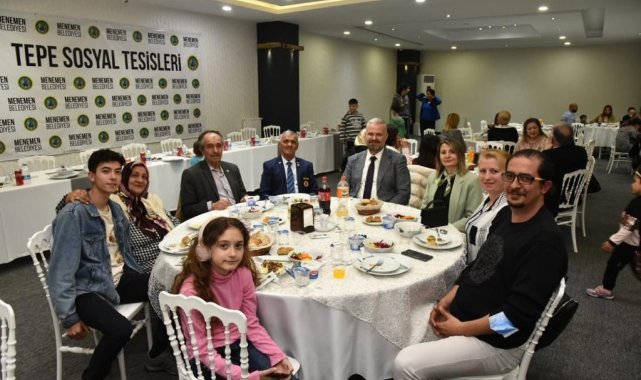 Menemen&#039;de şehit yakınları ve gaziler iftarda buluştu