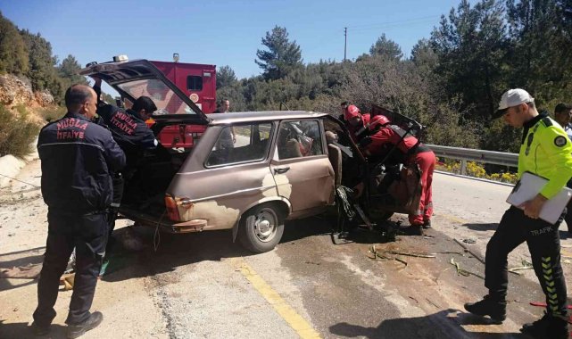 Menteşe'de trafik kazası: 2 yaralı