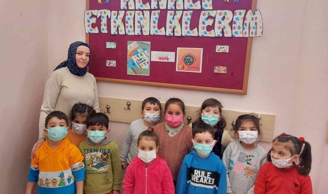 Mersin'de anaokulu öğrencileri için 'Renkli Etkinliklerim' projesi hayata geçirildi