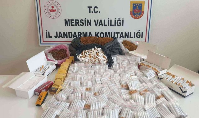 Mersin'de kaçak sigara operasyonu: 2 gözaltı