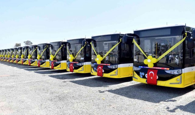 Mersin'e 26 yeni otobüs geldi