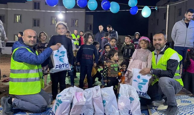 Meşhur Kadayıfçı Sıtkı Usta ailesinden İdlib'e yardım eli