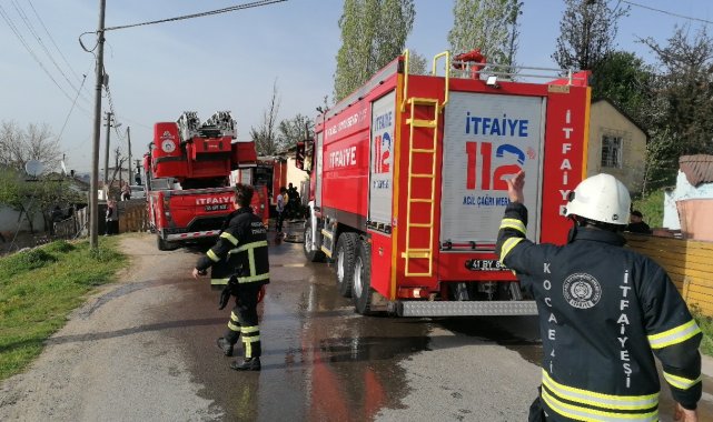 Metruk binada yangın çıktı