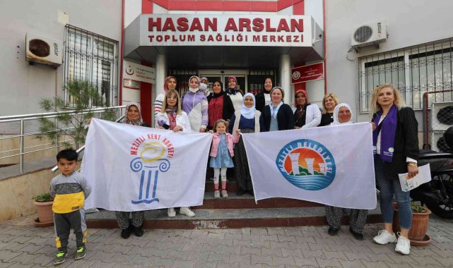 Mezitli'de bin kadına kanser taraması yapıldı