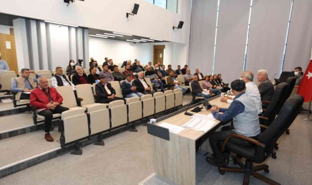 Mezitli'de yapılacak yatırımlar muhtarlarla birlikte planlandı