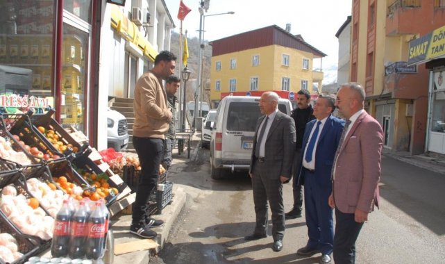 MHP İl Başkanı Güngöralp'tan Çatak esnafına ziyaret