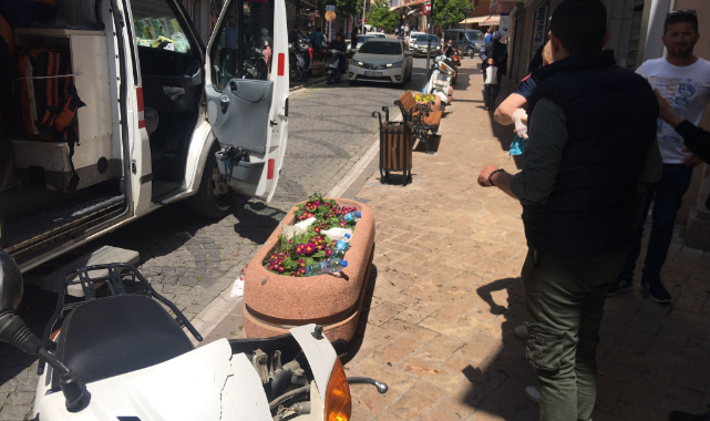 Milas’ta meydana gelen motosiklet kazasında iki kişi yaralandı