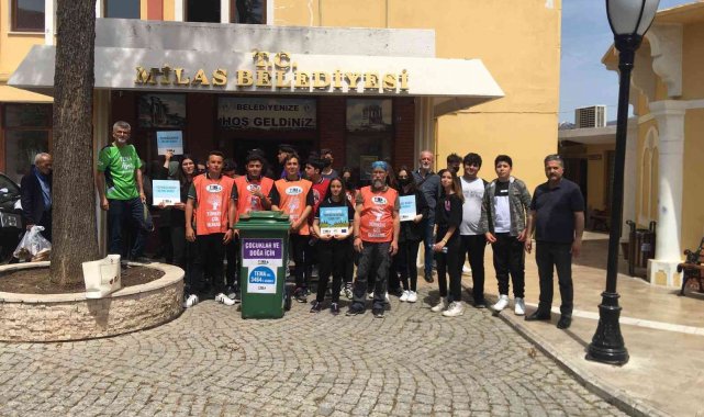 Milas'ta atık pil ve kullanılmayan ilaçlar toplandı