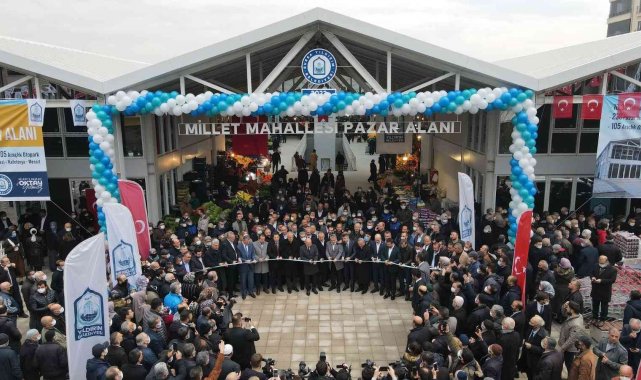 Millet giyim pazarı hizmete açıldı