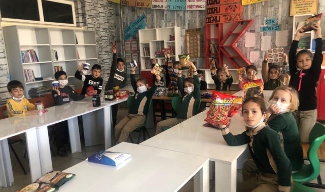 Minik öğrencilerden yüreklere dokunacak hareket