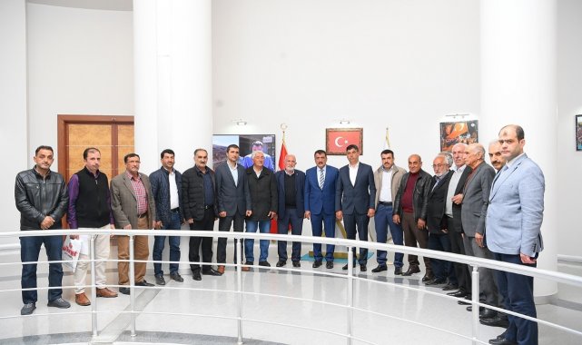 Muhtarlardan hizmet teşekkürü