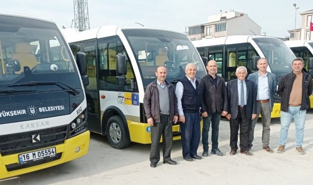 Mustafakemalpaşa'da halk otobüsleri yenileniyor