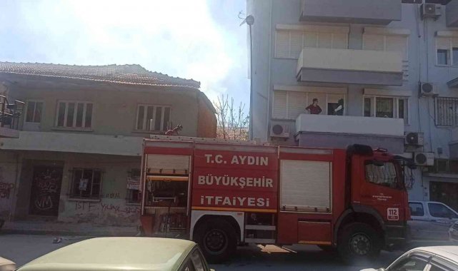 Nazilli'de ev yangını