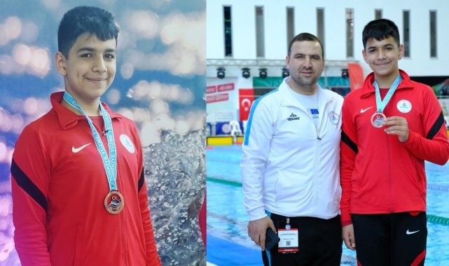 Nevşehirli Yüzücü Trabzon'dan Bronz Madalya ile döndü