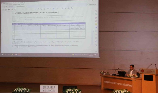 NEVÜ'de TKDK Proje Hazırlama eğitimi başladı