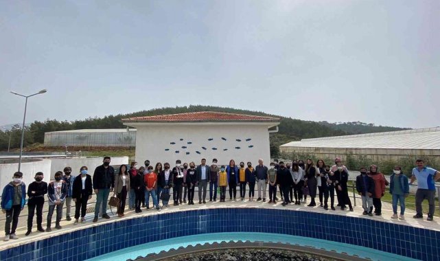 Öğrenciler Bozyazı atıksu tesisini gezdi