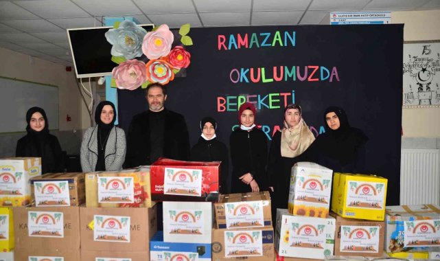 Öğrencilerden ihtiyaç sahiplerine yardım kolisi