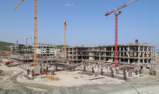 Ordu Şehir Hastanesi yükseliyor