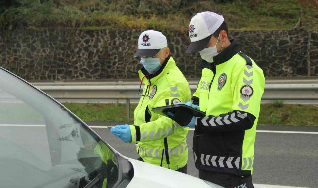Ordu&#039;da bir haftada 10 binden fazla araç denetlendi