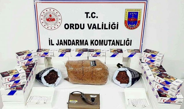 Ordu'da kaçak sigara operasyonu