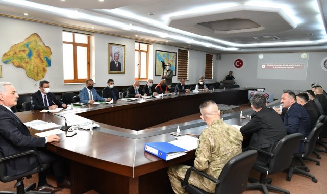 Orman yangınlarıyla mücadele komisyonu toplandı