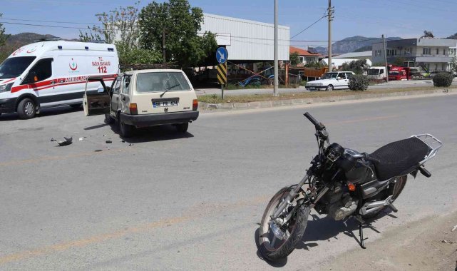 Ortaca'da trafik kazası 1 yaralı