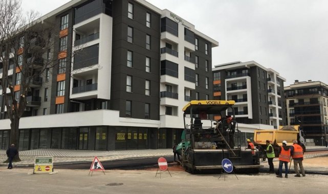 Osmangazi'de açılan yol ve kaldırımlarda çalışma tamamlandı