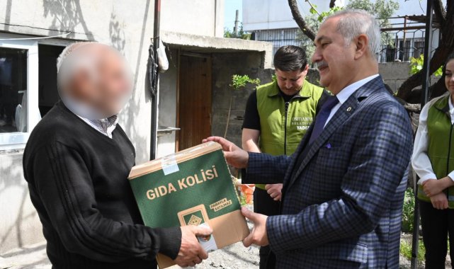 Osmaniye Belediyesinden ihtiyaç sahibi vatandaşlara gıda kolisi desteği