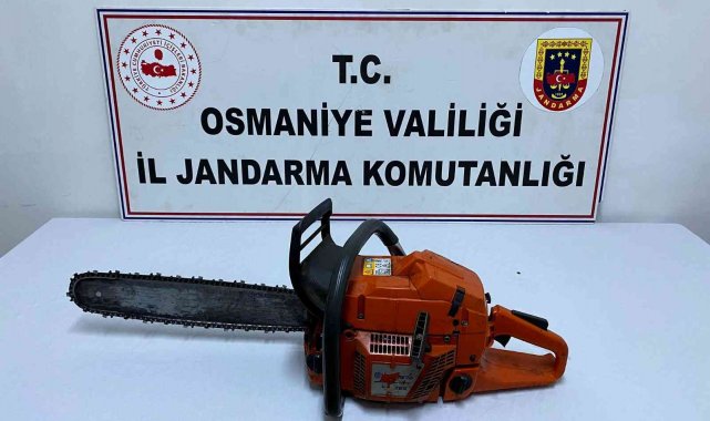 Osmaniye'de hızar makinesi çalan şüpheli yakalandı